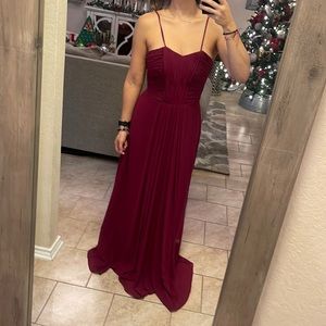 Maroon Formal Gown